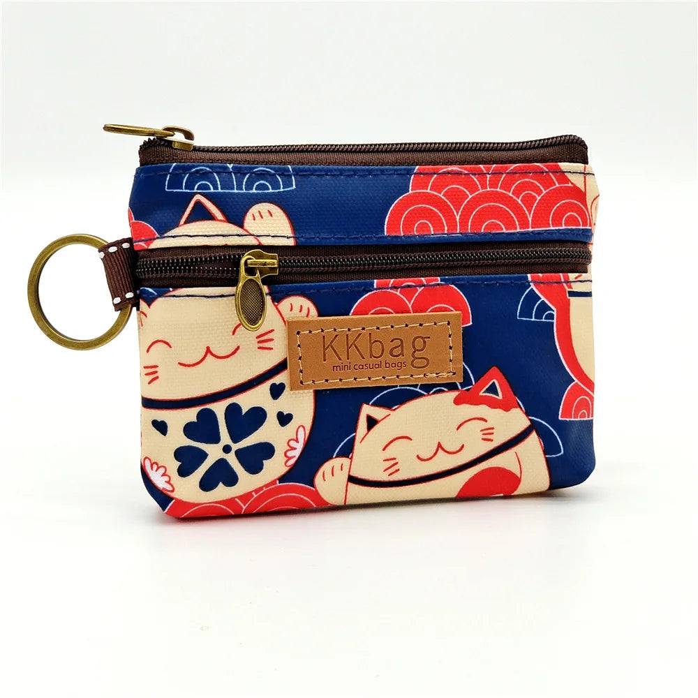 Cute Animal Zipper Wallet - Cartoon Coin Purse, Lightweight Money Bag, Key & Card Holder for Women and Students