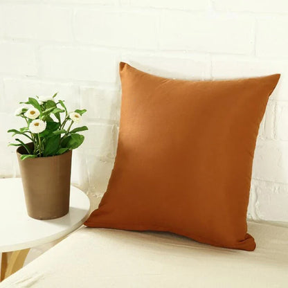 40x40cm Solid Color Cushion Cover - Sofa Backrest Pillowcase for Living Room, Home Decor & Household Comfort