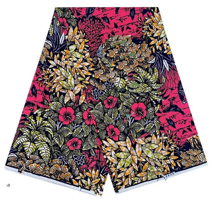 African Ankara Wax Print Fabric - 100% Cotton Batik Patchwork Sewing Material for Dresses & Crafts