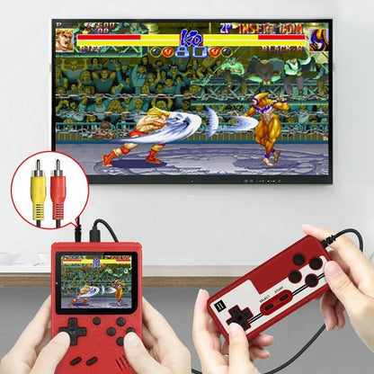 Retro Portable Mini Handheld Video Game Console - 8-Bit 3.0 Inch Color LCD - Built-in 400 Games - Kids Color Game Player