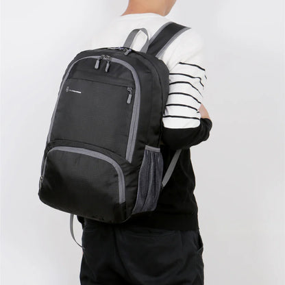 Lightweight Foldable Backpack - Waterproof Packable Daypack for Men & Women, Travel, Hiking, Outdoor Cycling & Camping Bag