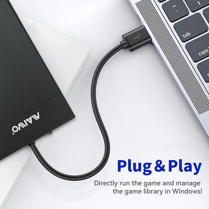 Portable 24TB External Gaming HDD – 390+ Retro Games for PS2, PS3, PS4, WiiU, MAME & Windows PC Playnite System