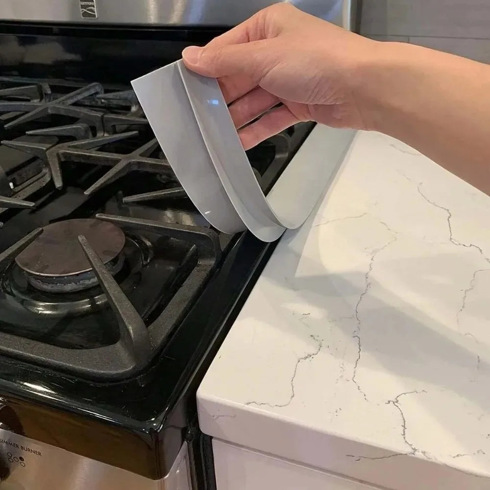 Silicone Gap Strip for Kitchen – Gas Stove Sealing, Anti-Oil & Anti-Stain Silicone Seal Insert