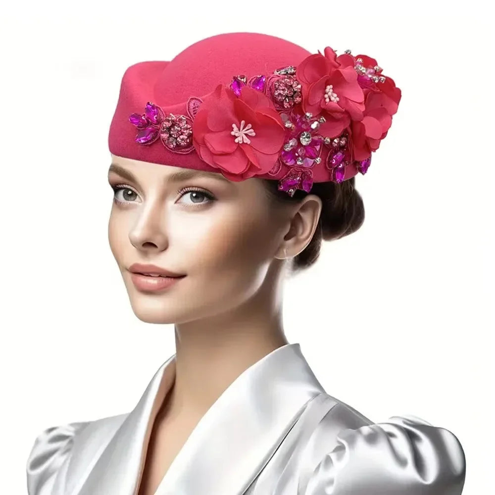 African Turban Headtie Hat - Floral Soft Head Wrap for Women, Church, Party & Casual Wear