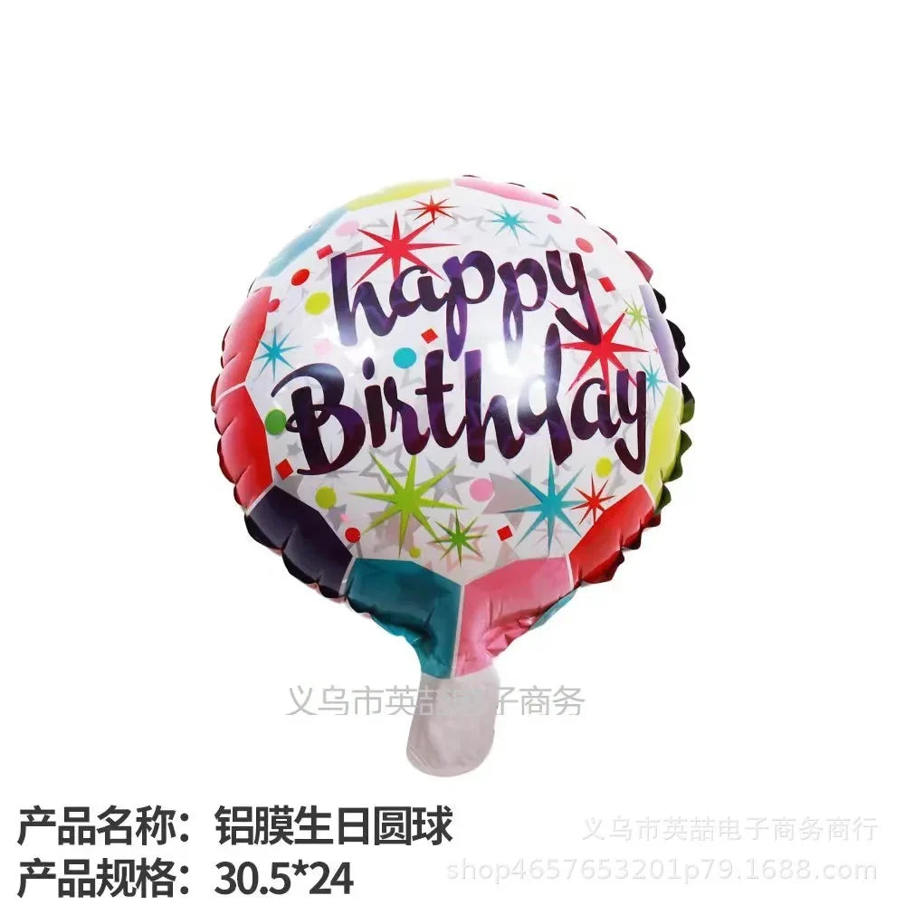 10-Inch Round Love-Shaped Aluminum Foil Balloon – English “Love” Design for Birthday, Valentine’s Day & Wedding Party Decorations