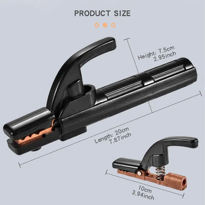 300A Welding Electrode Holder – Heavy Duty Welder Clamp, Heat Resistant Electrode Clamp for Welding Machine (1P)