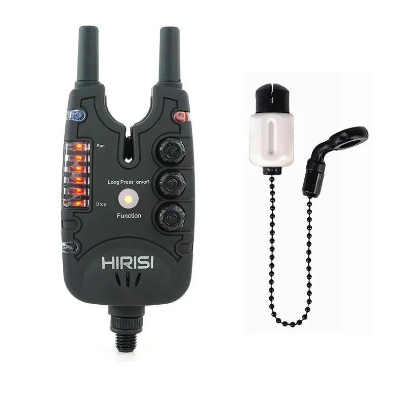 Hirisi Carp Fishing Bite Alarm - Adjustable Volume, Tone & Sensitivity LED Indicator B150