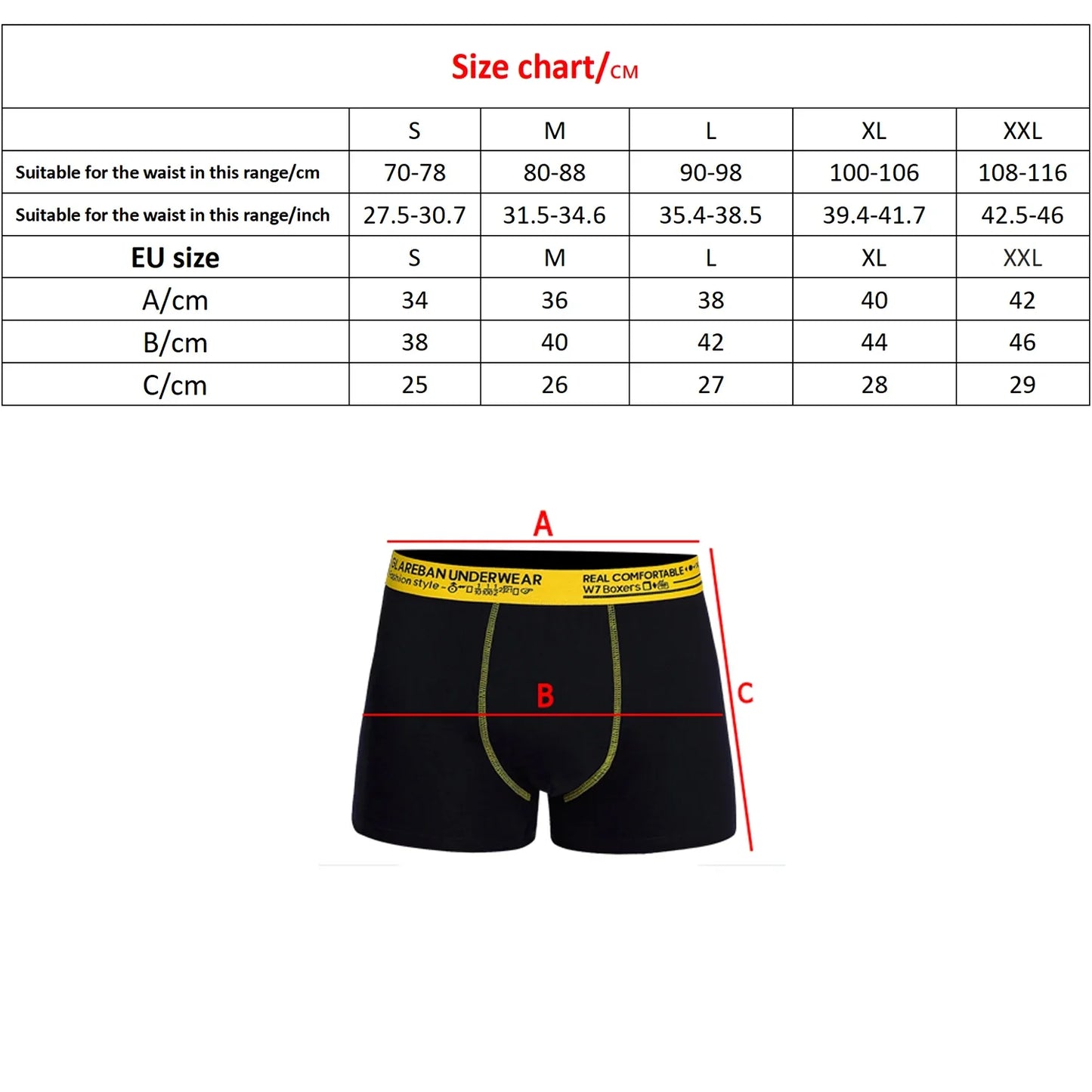 6-Pack 2024 Men’s Boxer Briefs – Cotton Fashion Underwear Set for Homme, Luxury Comfort Shorts