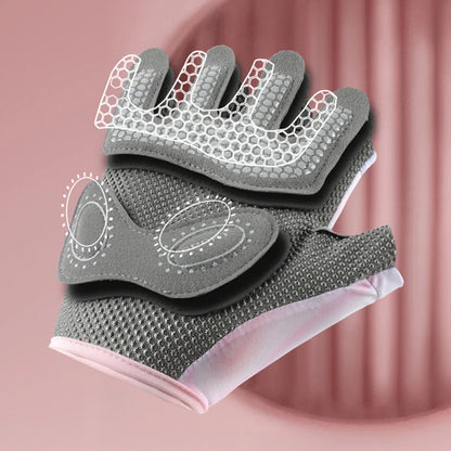 Unisex Sports & Fitness Gloves – Semi-Finger, Breathable, for Training, Kettlebells, Cycling & Wrist Support