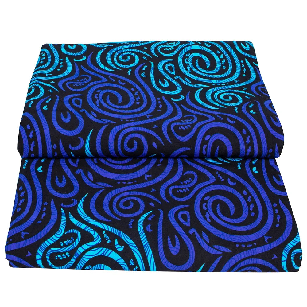 Bintarealwax African Ankara Fabric - 3/6 Yards Polyester Sewing Material for Dresses & DIY Handcrafts FP6623