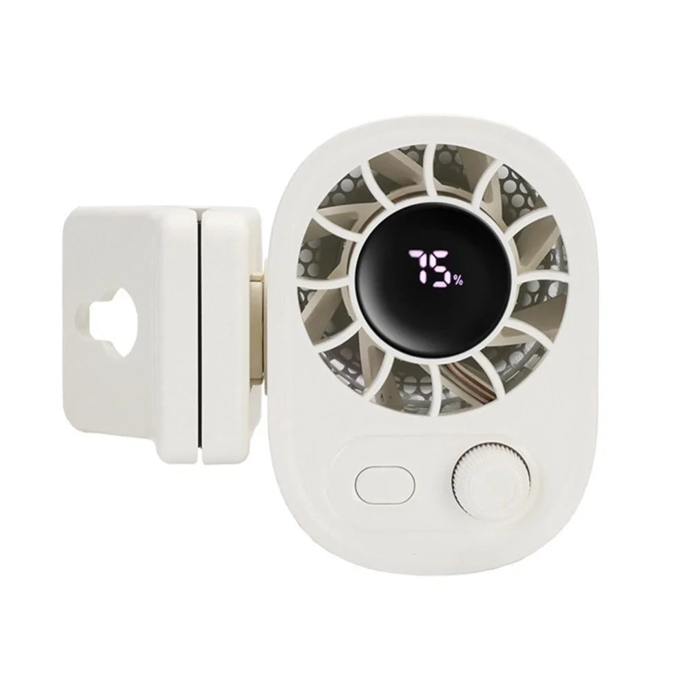 3-in-1 Clip-On Fan - 360° Rotatable USB Rechargeable Car, Outdoor & Desktop Cooling Fan