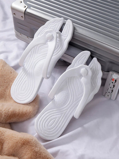 Portable Folding Travel Slippers – Non-Slip Beach & Hotel Flip-Flops for Couples