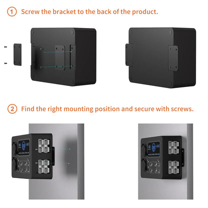 Mini Power Box 12V 100W | LCD Display, LED Lights, USB-C & QC3.0 Ports | Portable Control Hub for RVs, SUVs, Boats
