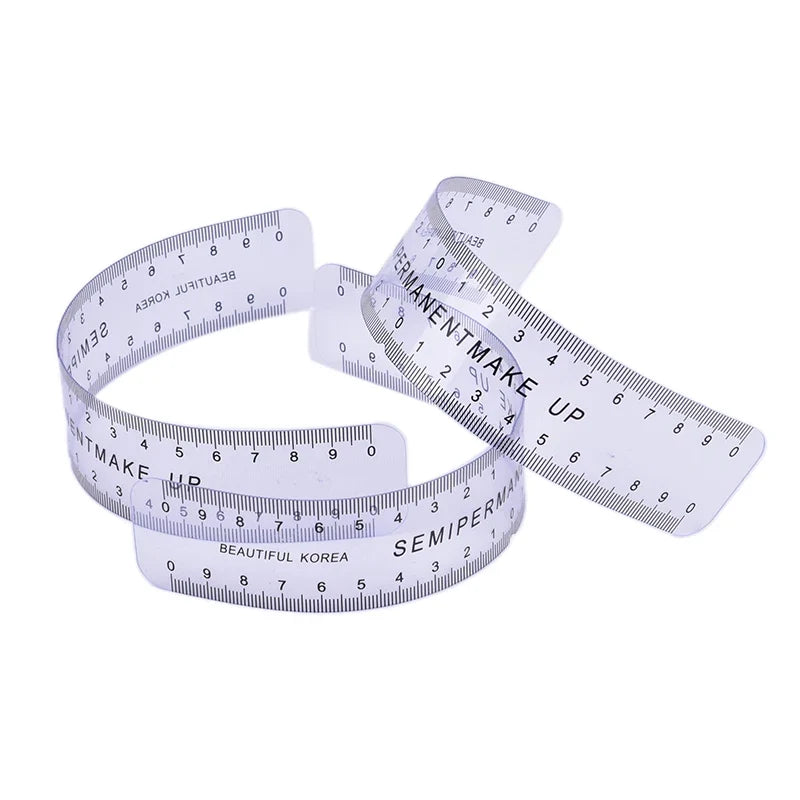 Reusable Eyebrow Mapping Ruler - Microblading Guide Stencil & Precision Makeup Measuring Tool