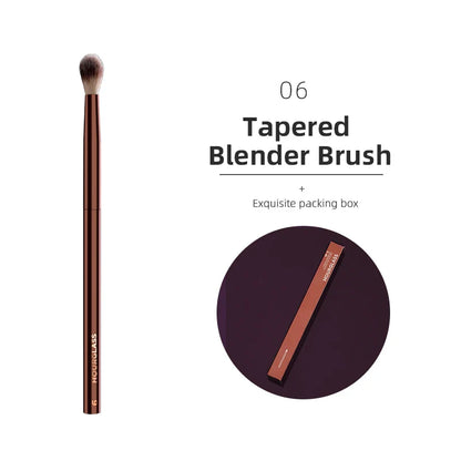 Hourglass Makeup Brushes Set – Powder, Foundation, Concealer, Blusher, Bronzer, Eyeshadow & Eyebrow Sculpting Brushes