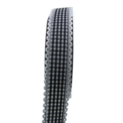 Polka Dot Lace Ribbon Roll - 20 Yards 1 Inch DIY Craft, Gift Wrapping & Scrapbooking Decoration Fabric