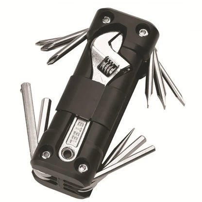Bicycle Multitool Repair Kit - Versatile Bike Tool Set with Tire Repair Tools, Screwdriver & Chain Accessories for MTB and Road Bikes