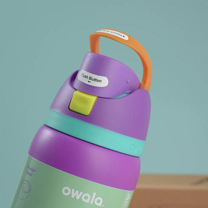 Owala Insulated Stainless Steel Water Bottle with Straw – BPA-Free Sports Bottle (24oz/32oz) for Travel