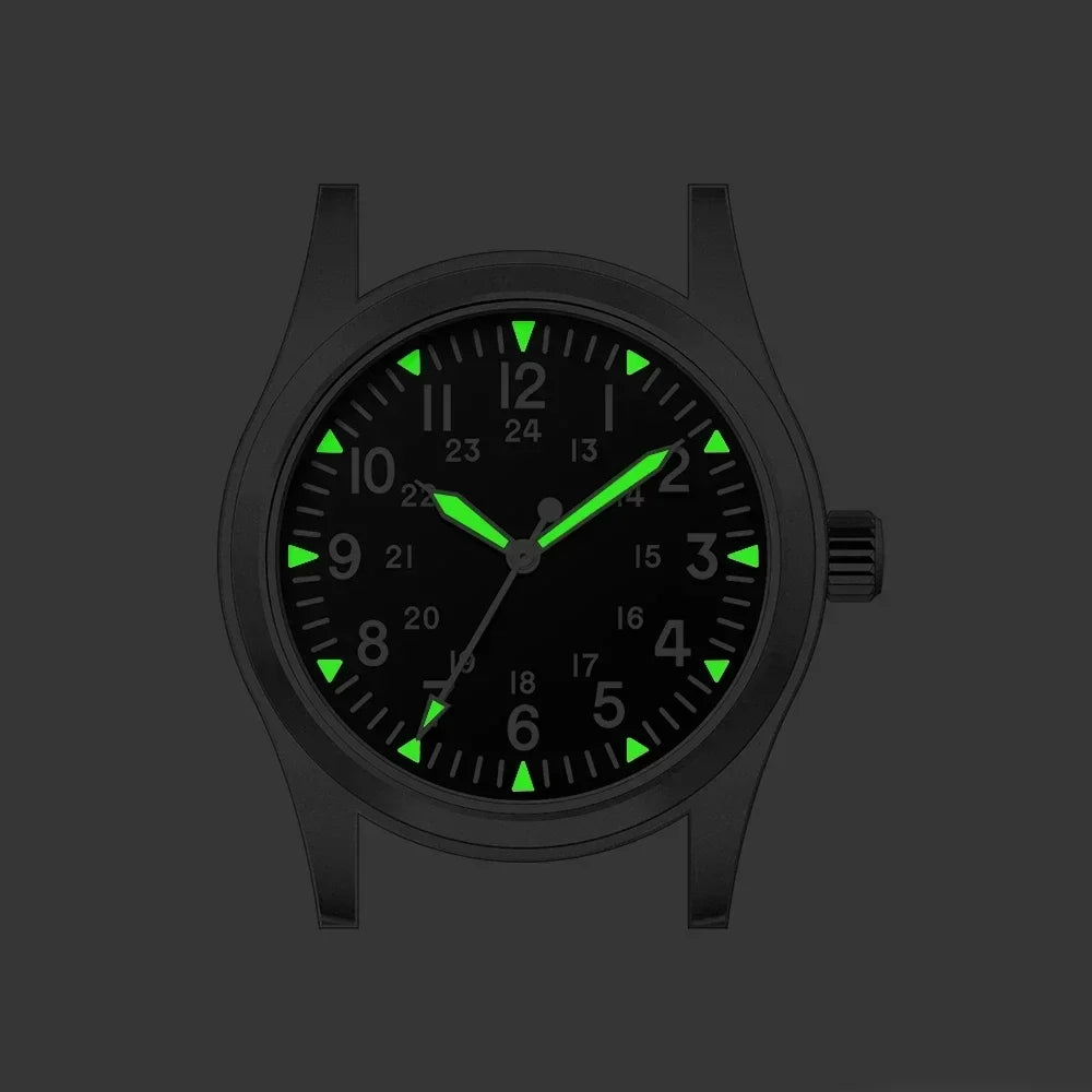 MILITREK 9001 Military Retro Men’s Watch - Quartz Stainless Steel Waterproof Sapphire Luminous Wristwatch