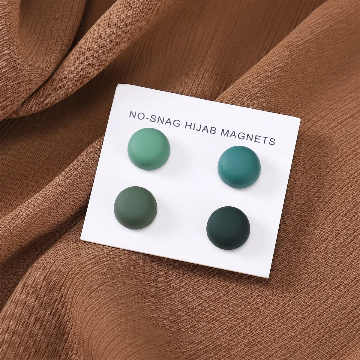 8pcs Hijab Magnetic Pins - Matte Magnet Brooch Buttons for Women Headscarf Shawl Accessories Mixed Colors