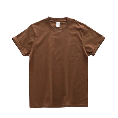 Dukeen Heavyweight Cotton T-Shirt - 280gsm Oversized Short Sleeve Casual Tee for Men Summer Streetwear