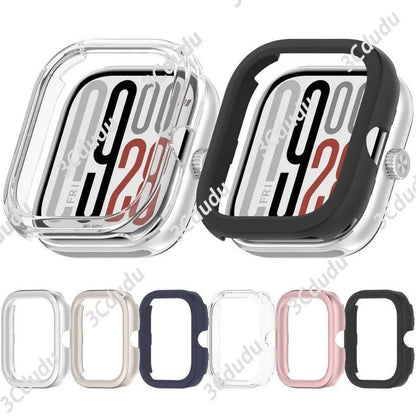 Slim Silicone Strap & Case - Soft Matte Protective Cover Bracelet for Redmi Watch 6/5/4 Active & 5 Lite