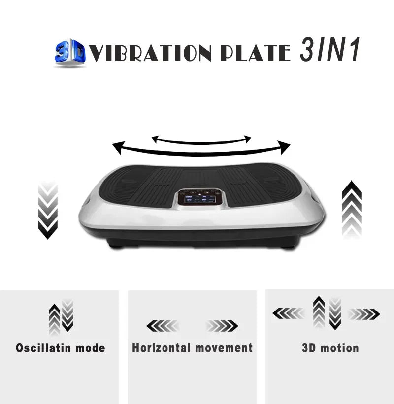 3D & 4D Vibrating Fat Shake Machine — Professional Body Shaper & Massage Fitness Trainer