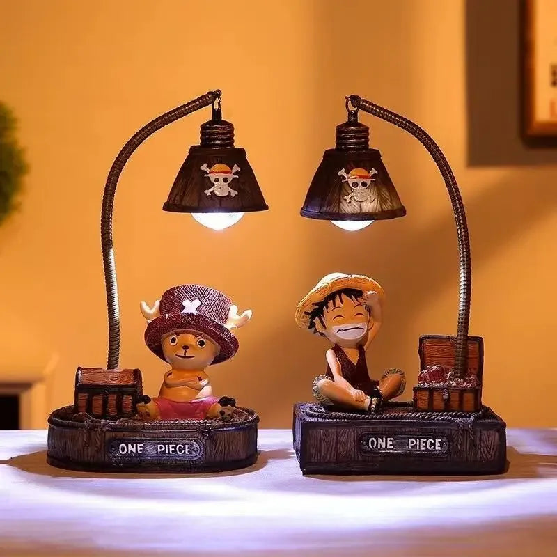 One Piece Luffy LED Night Light – Cute Anime Desk Lamp for Office, Study & Birthday Gifts