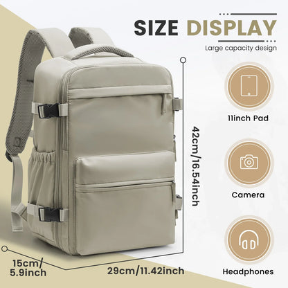 Ryanair Cabin Bag 40x20x25 — Men’s Air Vacuum Compression Laptop Backpack with 42x29x15 Vacuum Clothing Storage Bag