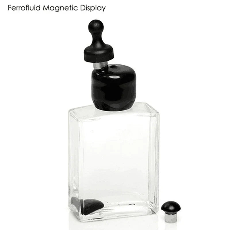 Ferrofluid Magnetic Liquid Display Toy – Stress Relief Science Desk Decompression Anti-Anxiety Fidget Toy, Interactive Moving Fluid Decor