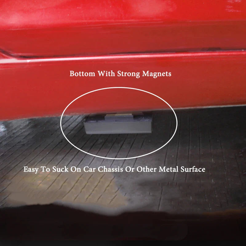 NewCreative Magnetic Black Safe Box — Hidden Key Storage for Home, Office, Car, Truck, and Caravan
