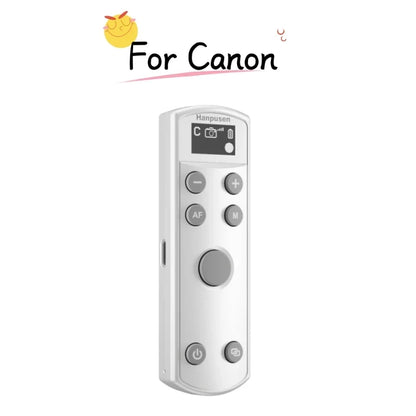 Hanpusen USB-C Bluetooth Camera Remote - Wireless Shutter Release with OLED Screen for Sony Canon Nikon Fujifilm Cameras