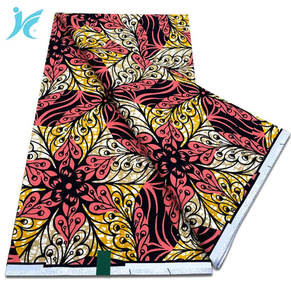 African Real Wax Print Fabric - 100% Cotton Ankara Sewing Material Wholesale Quality