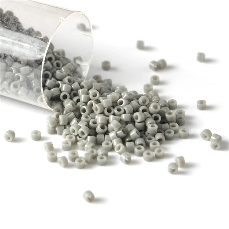 Miyuki Delica Seed Beads - 11/0 Glass Beads for DIY Jewelry, Bracelet Making & Craft Projects
