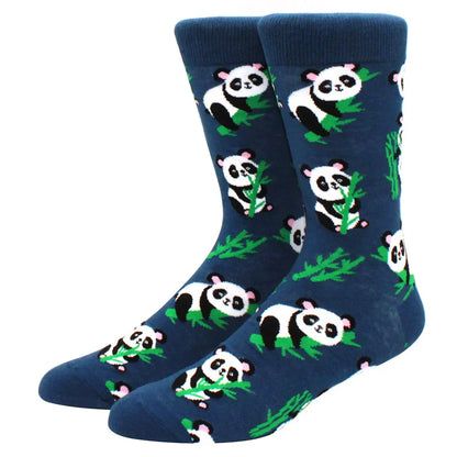 Men’s & Women’s Funny Beer Rainbow Socks – Skateboard Striped Pig Hip Hop Colorful Mid-Rise Casual Crew Cotton Socks, Unisex Fashion Novelty Socks