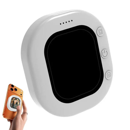 Mini Wireless Magnetic Phone Screen Projector - Rear Camera Selfie Monitor for Vlog & Live Streaming