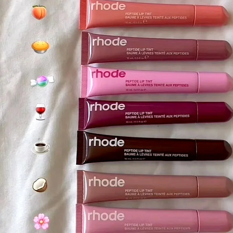Rhode Peptide Lip Balm Set - Long-Lasting Moisturizing Lip Treatment with Coffee & Raspberry Lip Care