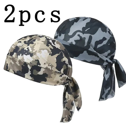 Camouflage Headband Bandana - Breathable Sun Protection Headscarf for Cycling, Sports & Outdoor Wear