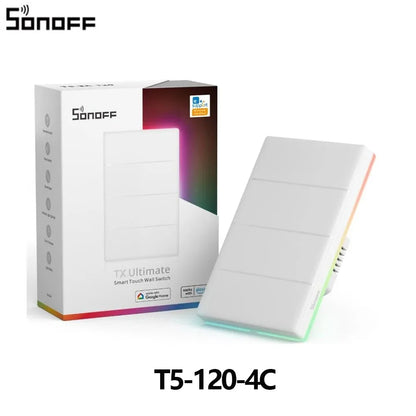 SONOFF TX Ultimate Smart Wall Switch - Full Touch LED Light Switch with Alexa & SmartThings Support