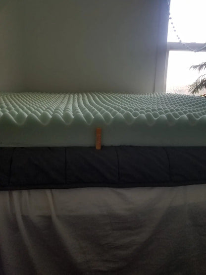 4" Memory Foam Mattress Topper - Outdoor & Indoor Use, Pressure-Relieving Yoga Pad, CertiPUR Certified