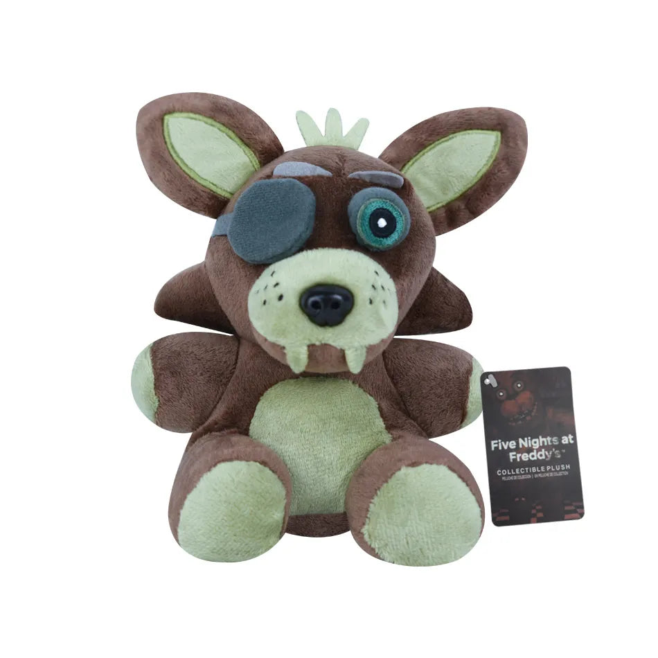 FNAF Plush Toy Collection - Cute Freddy Bonnie Foxy Cartoon Stuffed Dolls for Kids & Fans Gift