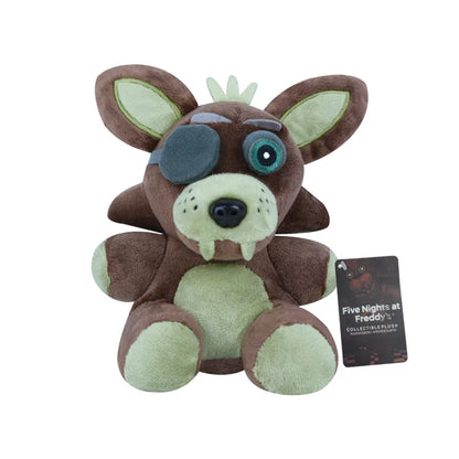 FNAF Plush Toy Collection - Cute Freddy Bonnie Foxy Cartoon Stuffed Dolls for Kids & Fans Gift
