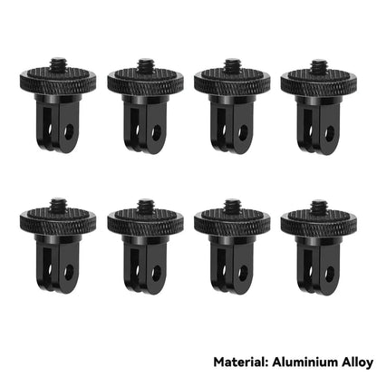 1/4 Inch Tripod Adapter Mount - 360° Rotating Holder for GoPro Hero 13 12 11 10 9 8 Insta360 X2 X3 X4 DJI Camera Accessories