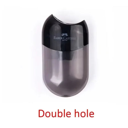 Double & Single Hole Transparent Pencil Sharpener – Creative Pen Knife for Kids & Students, School Supplies