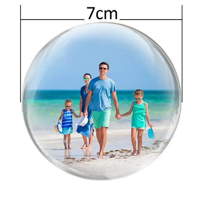 3D Video Crystal Ball — DIY Memory Art Glass Lamp with 2.7" Screen, 4GB Video Player, Spherical Pixel Display, Perfect Gift
