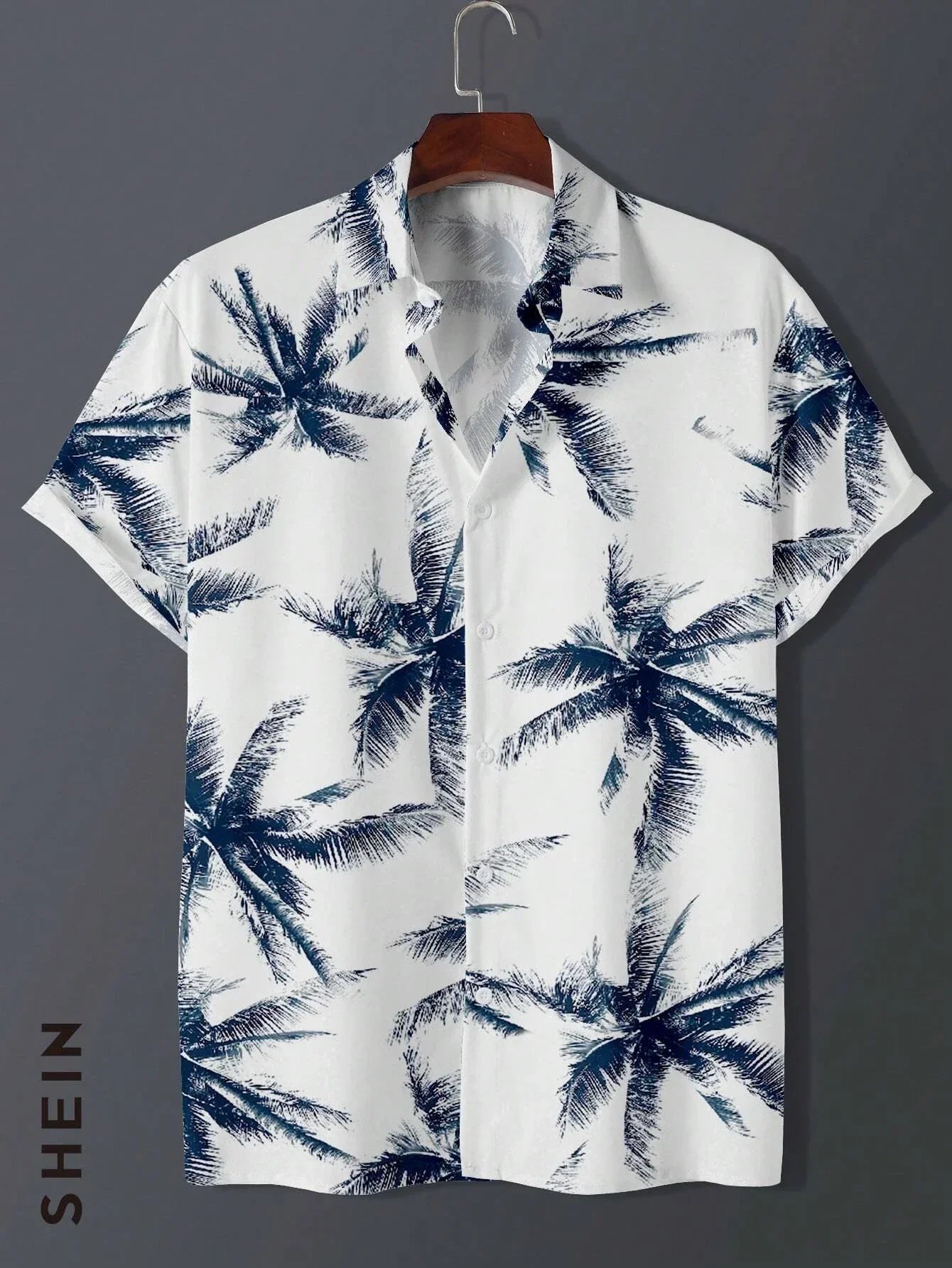 Men’s Hawaiian Print Shirt - Casual Slim Fit Beach Shirt with Vintage Oversized Style