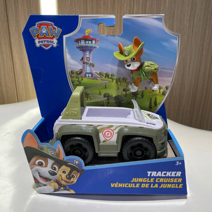 Paw Patrol Dino Rescue Rex Ryder Everest Vehicle Set - Collectible Action Figures and Rescue Toy Gift for Kids