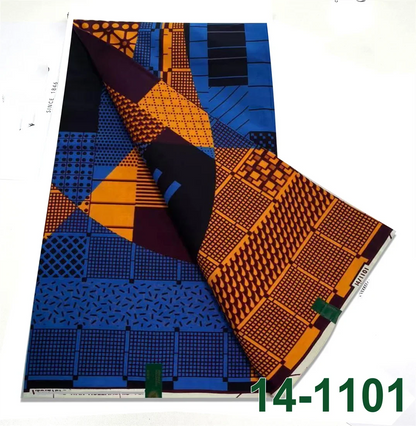 Latest Style Ankara Wax Print Fabric - 100% Cotton High Quality Soft African Real Wax Material