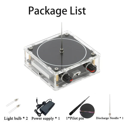 Bluetooth Music Tesla Coil Arc Plasma Speaker | Wireless Transmission Desktop Toy Model SSTC SS02