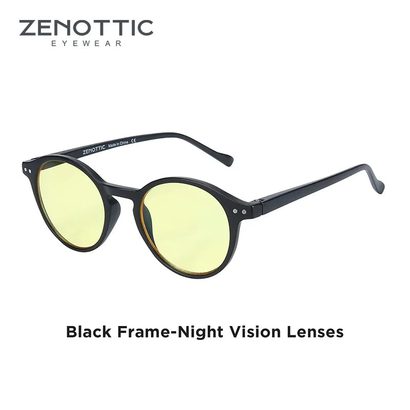 ZENOTTIC Retro Circular Polarized Sunglasses (S Size) – Vintage Small Round UV400 Goggles for Men & Women